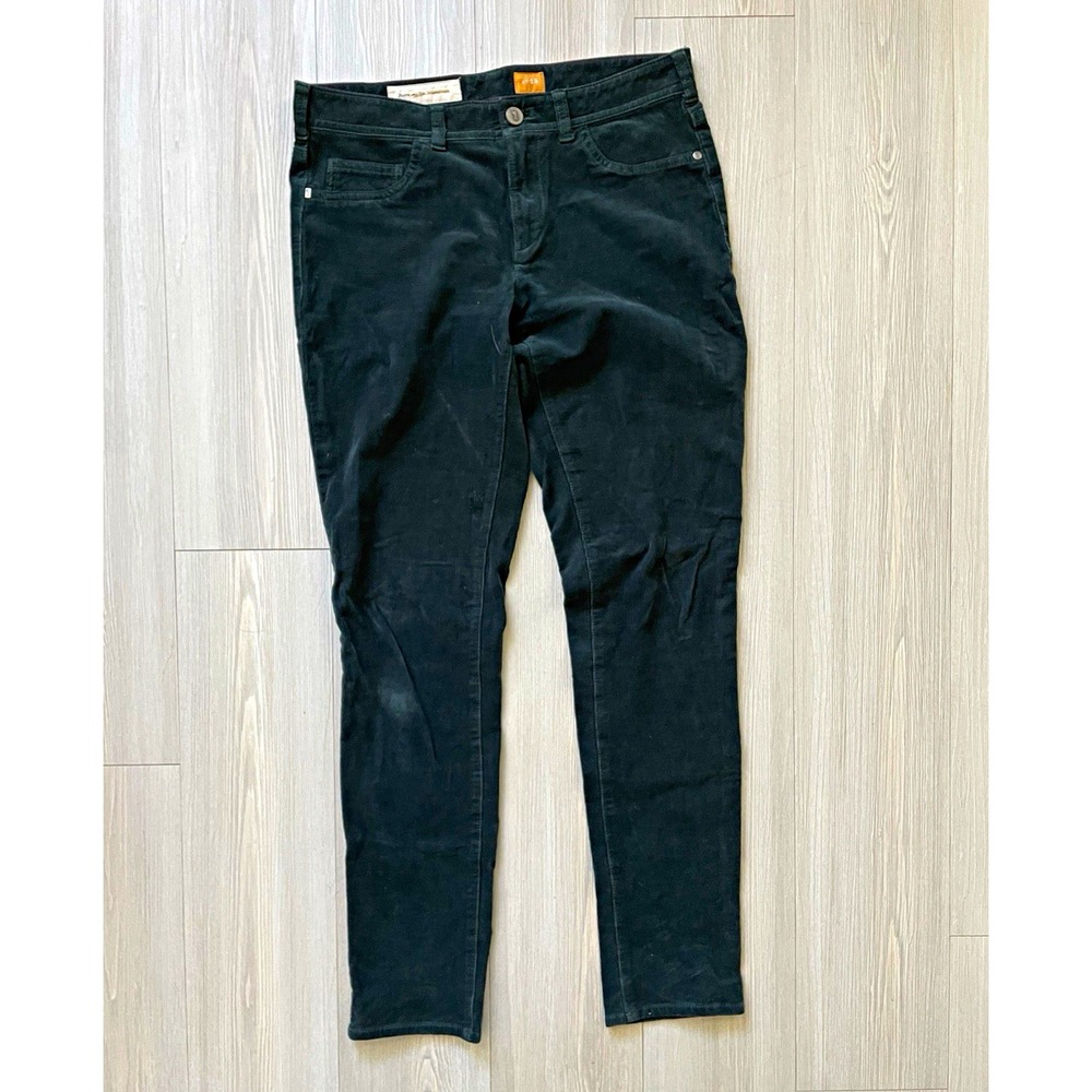 Pilcro Anthropologie Women's Emerald Green Corduroy Slim Fit Jeans Sz 28 Fall